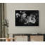Bouquet d'iris, de pivoines et de fleurs de lys, photographie d'art moderne, noir foncé et blanc-102298099-102298100