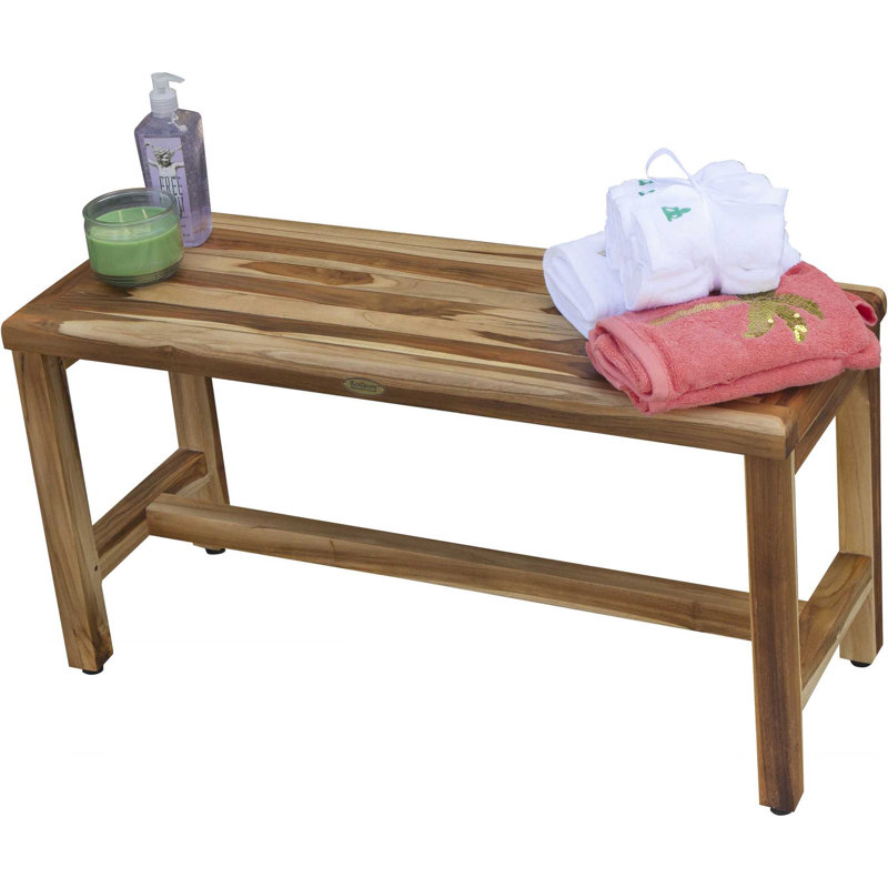 Ripley 34'' W Teak Shower Bench