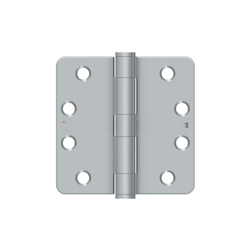 Steel Butt Bearing Hinge, Brushed Chrome