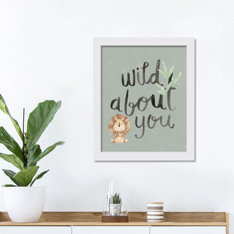 «Wild About You», art encadré, H 14 po x l 11 po x P 1 po