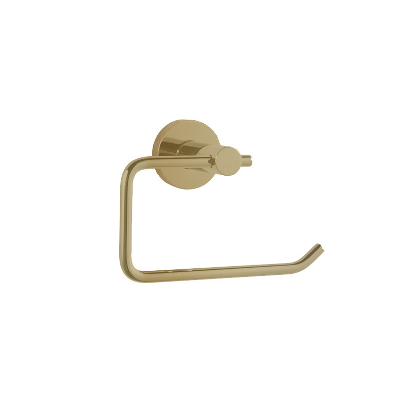 Trova Wall Mount Toilet Paper Holder, Satin Brass