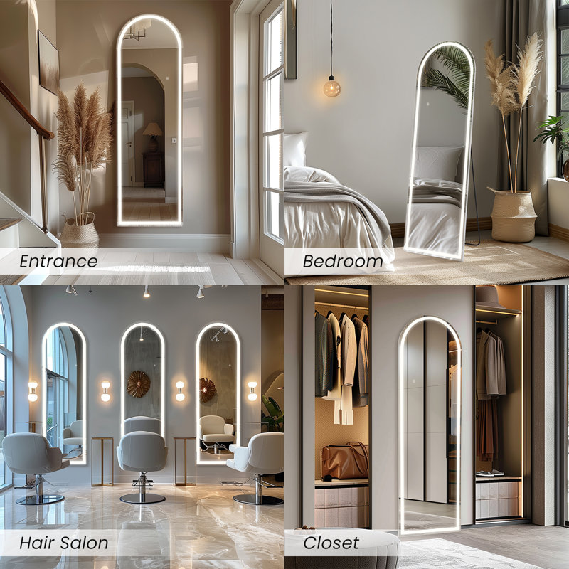 Miroir de plancher Temilade