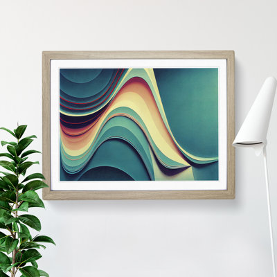 XH1022-6050X Modern Audio Soundwave Vol.3 Abstract - Single Picture Frame Print