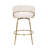 Lakyia Swivel Upholstered Counter Stool with Metal Frame-81614623