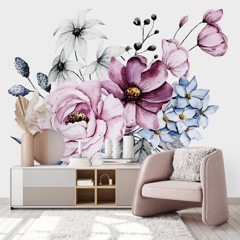Peel & Stick Floral Wall Mural