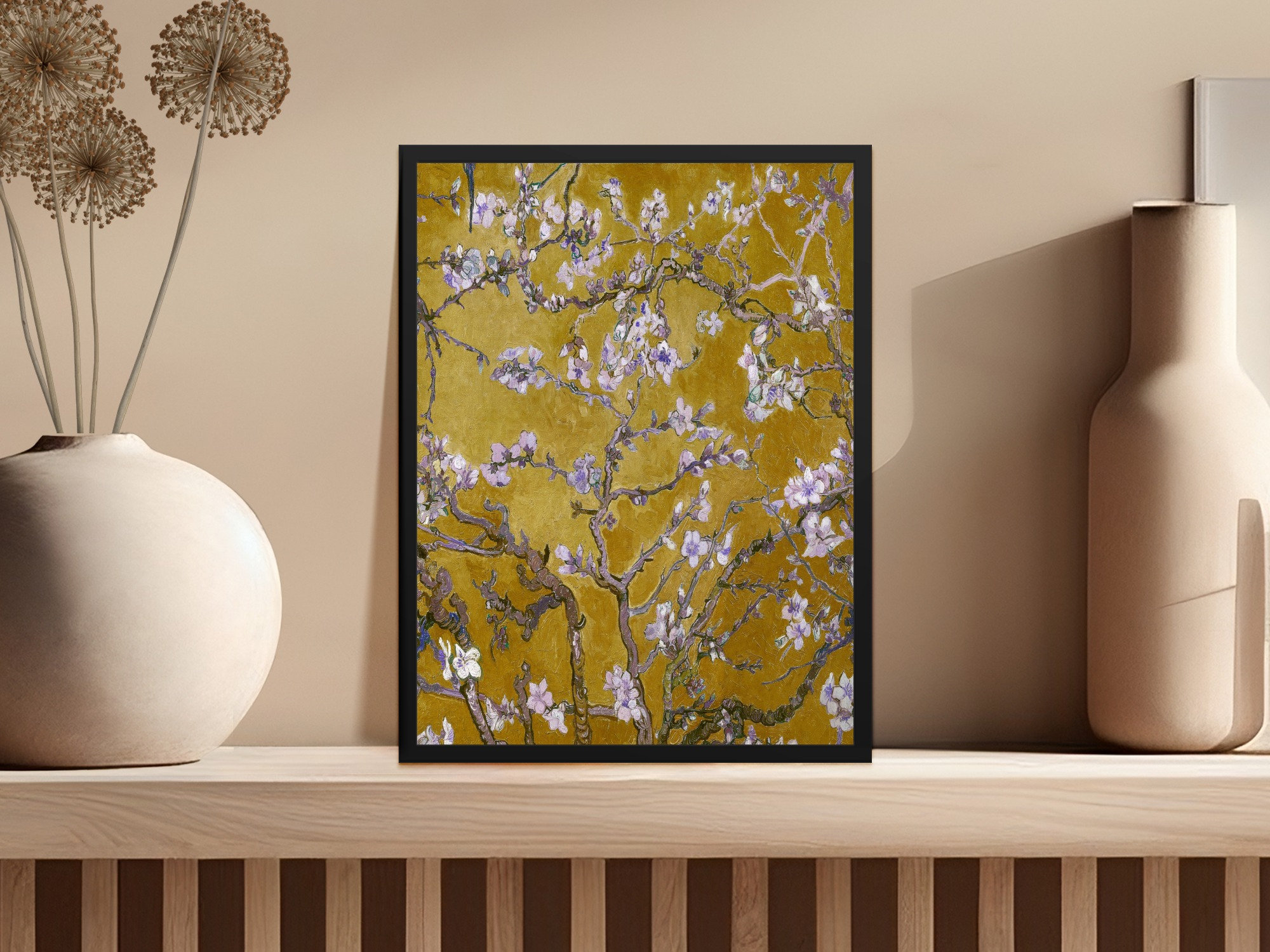 Lark Manor Vincent Van Gogh Almond Blossom Fine Art Reproduction Framed ...