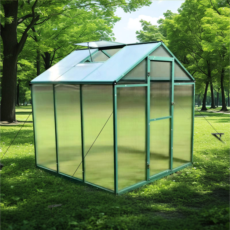 Panneaux en polycarbonate robustes et cadre en aluminium pour abri toutes saisons
