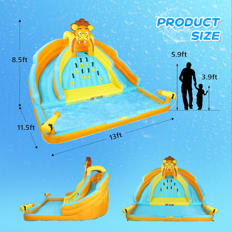 Jeu gonflable avec piscine pour enfants