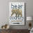 Bear Country -Custom Wrapped Gallery Cavas