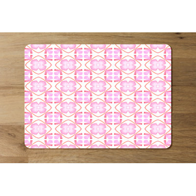 Moy Polyester-Coated Hardboard Geometric Rectangle Placemat