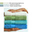 Glenlee 700GSM Long Staple Combed Cotton 6-Piece Towel Set-1177129405