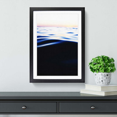 Ocean Be Cool in Abstract - Picture Frame Photograph Print