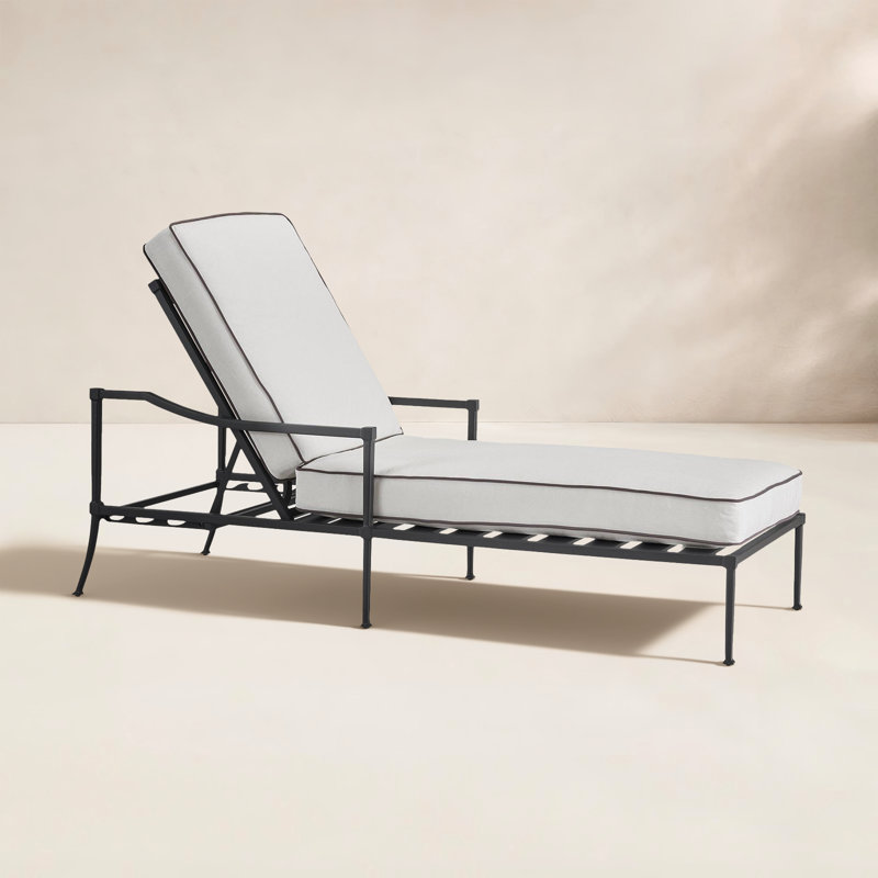 Chaise longue simple avec coussins Milhouse