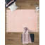 Tapis rose en coton tissé à la machine Fideline-196537749