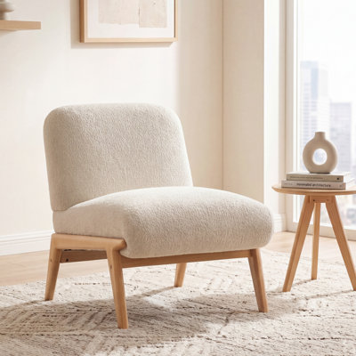 Upholstered Chenille Accent Chair