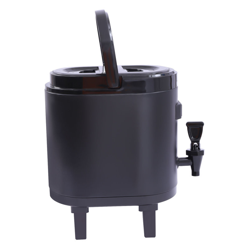 Distributeur de boisson isotherme 6L, Noir, H 17 po x l 7,1 po x L 11,4 po
