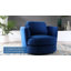 Fauteuil pivotant en velours Pirouette Performance-219657674