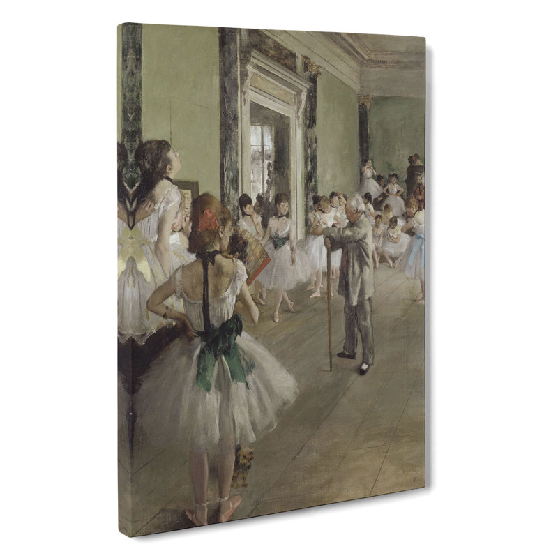 The Ballet Class Vol.1 by Edgar Degas - Wrapped Canvas, 50cm H x 35cm W x 3cm D