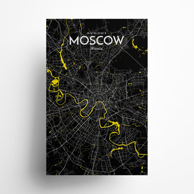 «Moscow City Map», impression