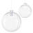 Sphere Clear Glass Single Pendant-98167510-100929735