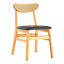 Chaise de salle à manger en bois massif d'unité centrale - 4 ou plus pour la maison, le bureau, le restaurant avec coussin-1746757534