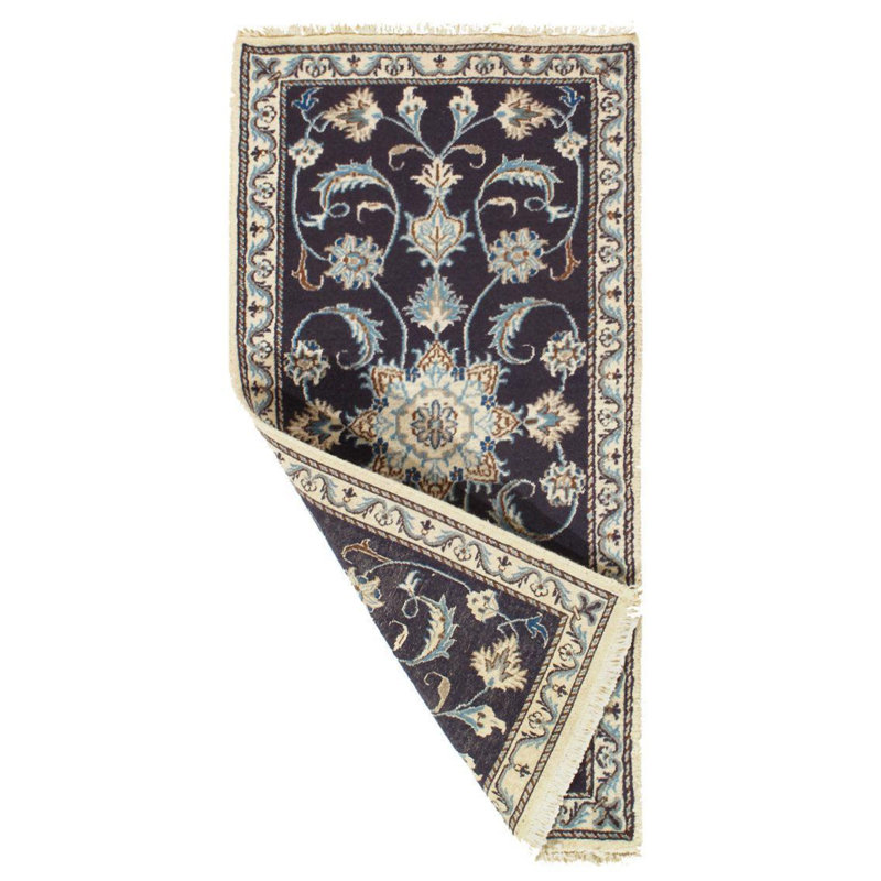 Oriental Area Rug in Navy Blue
