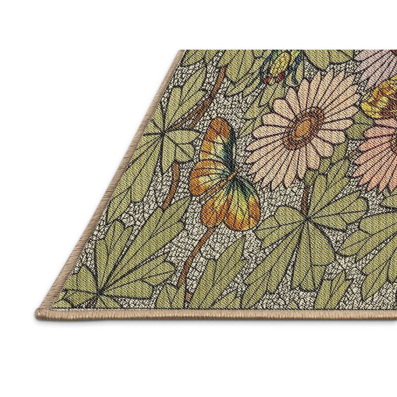 Geometric Indoor Rug, Runner 2' x 5'