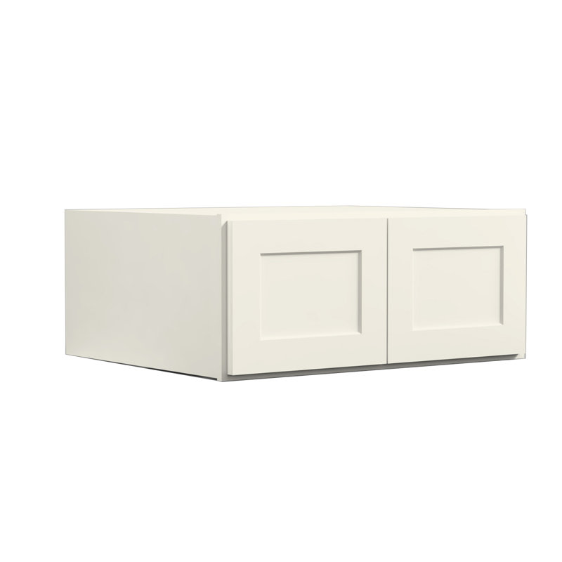 Armoire murale standard Shaker de l 30 po x P 24 po x H 12 po Homeibro Cozy Design, L 30 po x H 12 po x P 24 po, Blanc shaker