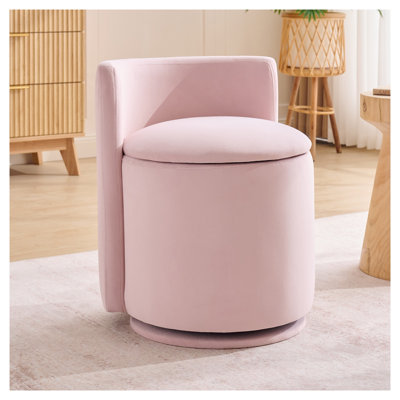 Fauteuil d'appoint pivotant Modern Velvet