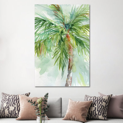 " Palm Breezes II " by Carol Robinson Painting Print