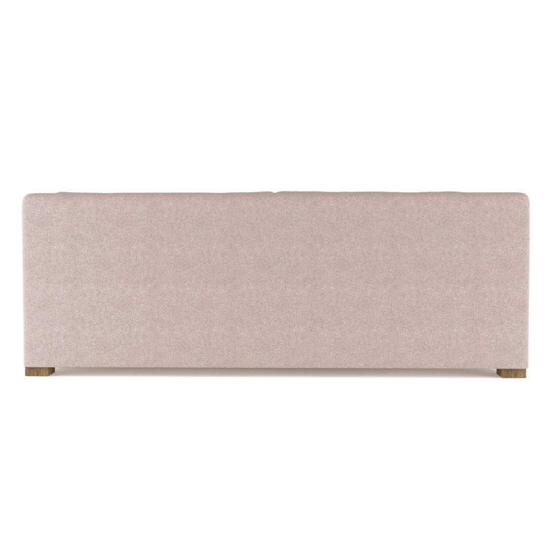 Causeuse Crosby, H 32,5 po x l 72 po x P 38 po, Patiné, Peluche velours rosé
