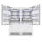 ZLINE Autograph 72 in. Panel Ready Built-In Refrigerator w/ Polished Accents-402292478