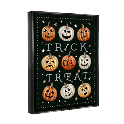 «Trick or sort Jack-O-Lanterns», art de la giclée encadrée par Elizabeth Tyndall