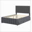 Lit plateforme tapissier pleine grandeur avec lit gigogne simple et 3 tiroirs, tissu en lin, conception peu encombrante pour les chambres modernes-1266260599