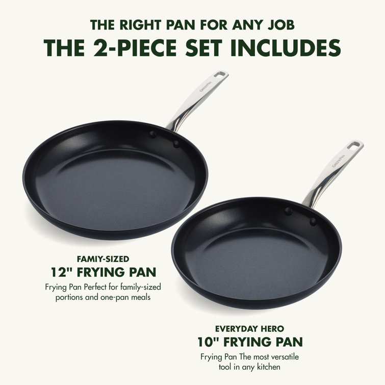 GreenPan Chatham Black Prime Midnight Healthy Ceramic Nonstick, 3qt Saucepan with Lid