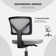 Desk And Chair Set: Writing Desk And Mesh Office Chair