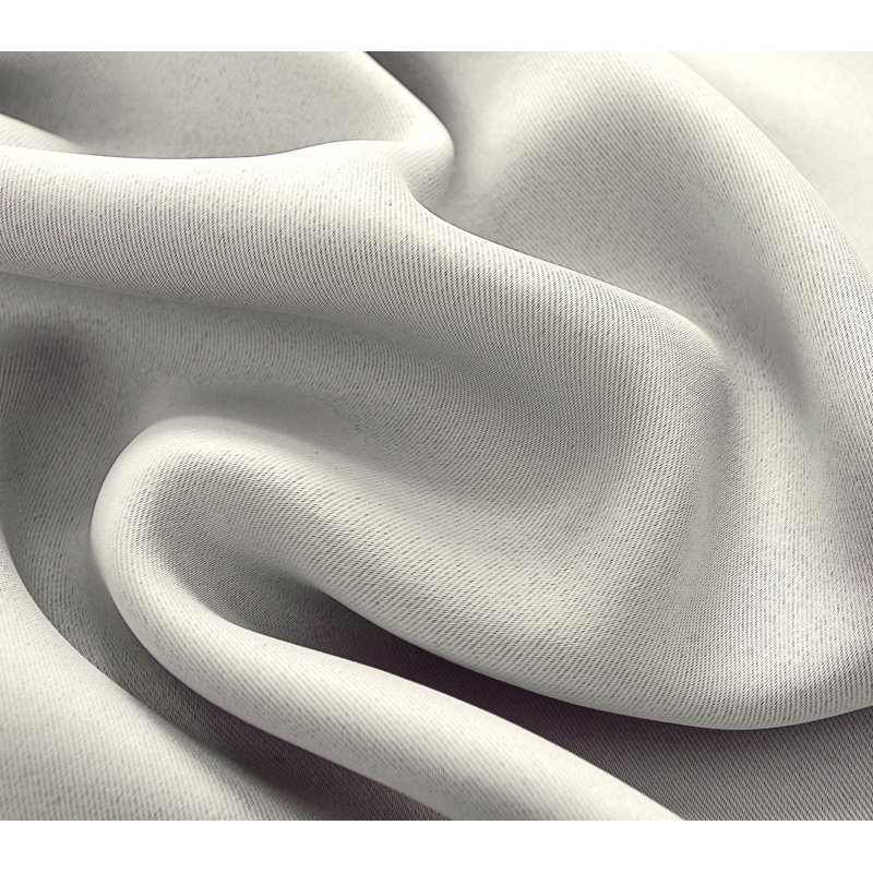 Corpuz Room Darkening Grommet Panel, White, 54" W x 90" L