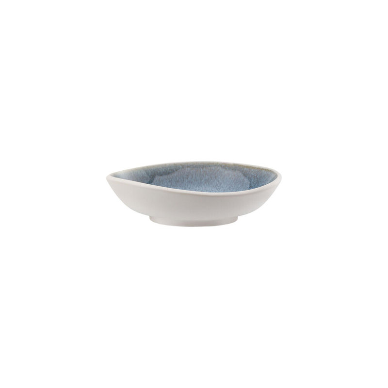Junto Handmade Stoneware Appetizer Plate, Aquamarine
