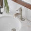 Robinet pour salle de bain à poignée simple à arc simple avec drain en bronze huilé Waterfall-87342364
