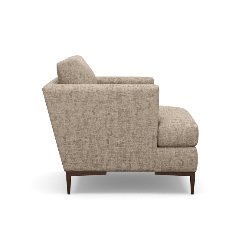 Aiden Accent Chair, Churchill Driftwood (Performance fabric) 6137-92, Antique Bronze