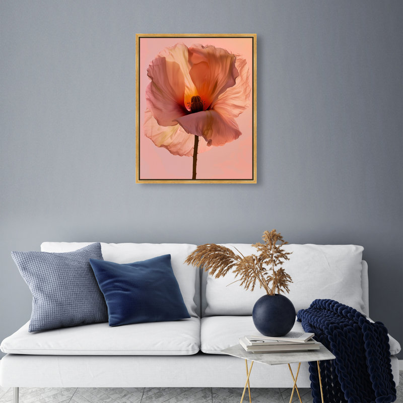 Amber Radiance I Print by Oliver Gal, 21"H x 25"W, Gold Floater Frame