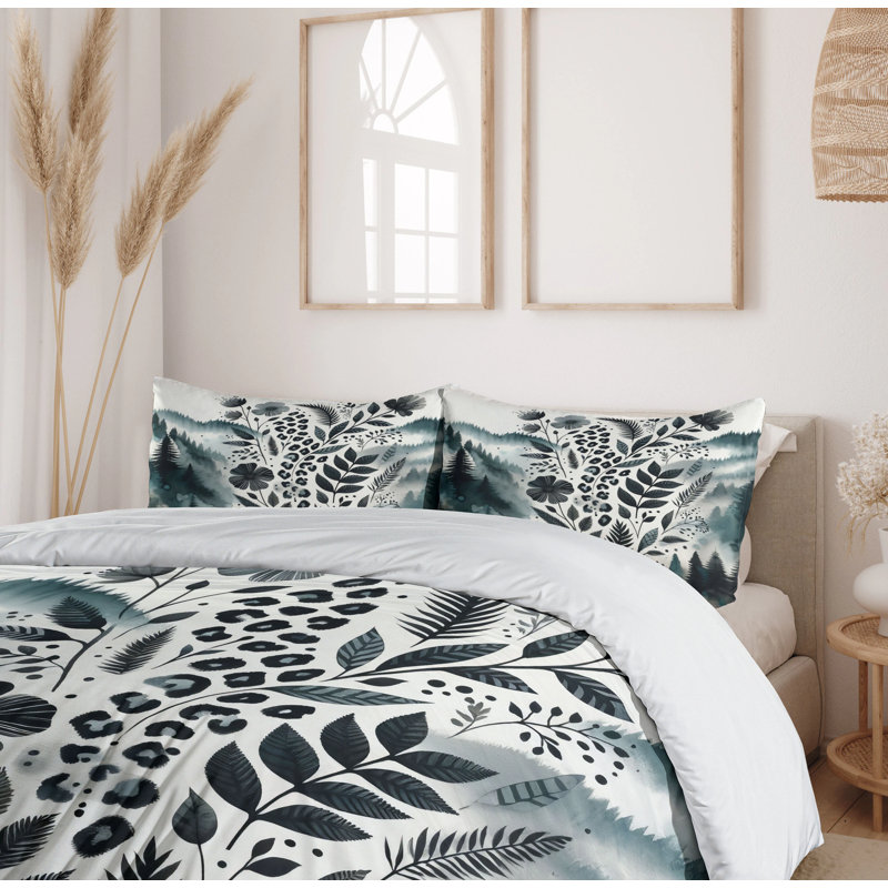 Nature Art Duvet Cover, Queen Duvet Cover + 2 Standard Shams