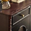Buffet en bois massif noir