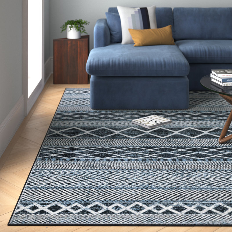 Tapis lavable à la machine Bonnie, Rectangle 8 pi x 10 pi