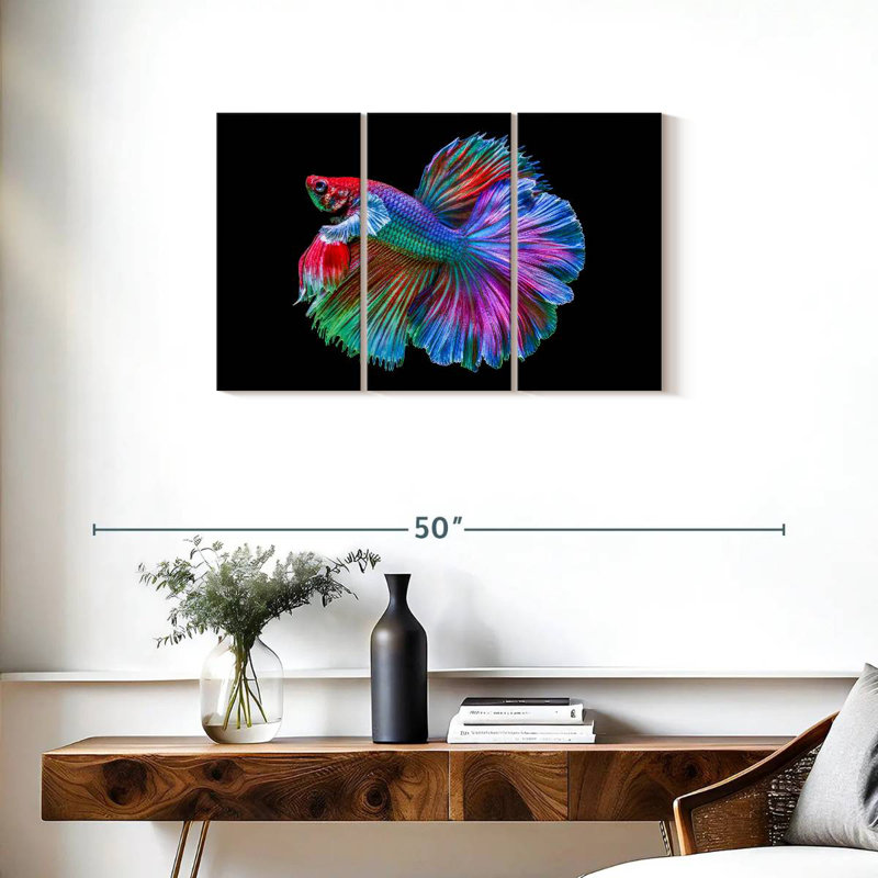 Brampt Chromatic Betta Fish, 20" H x 33" W