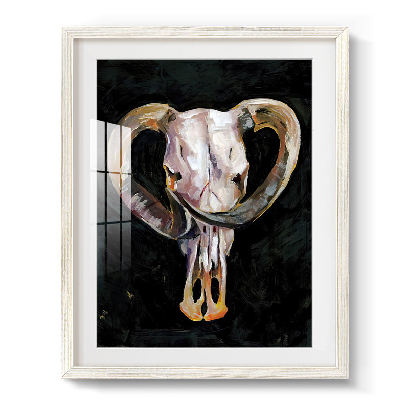«Lily's Laugh I» - Toile tendue avec châssis, H 28,5 po x l 20,5 po, Blanc