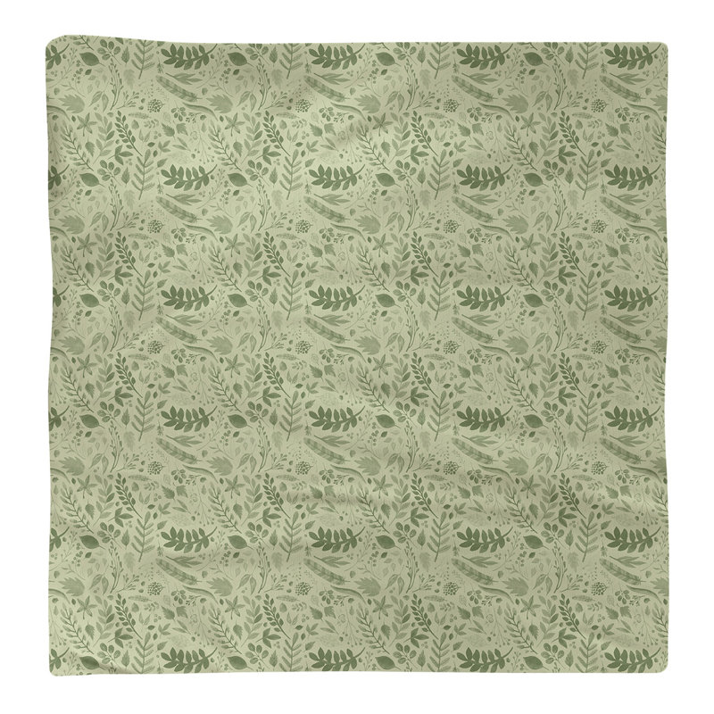 Serviette Festive Hol, 22 po x 22 po, Vert, Polyester