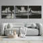 Epic Art 'Urban Grey' by Chris Paschke, 3 Piece Set, 72" x 24"-102002382