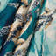 Tapisserie murale «Coastal Sea Turtle»-133646702