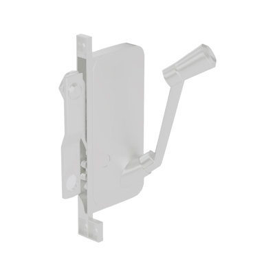 Brixwell 41-205pw D Awning Operator Straight Arm Contemporary Style Right Type White Finish
